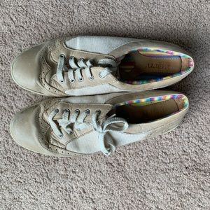 Neutral Colored Suede Sneakers Shoes - Born